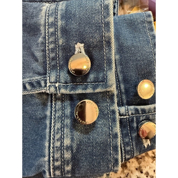 Ralph Lauren Jean Coat LJC Y2K Denim Vintage RL S  Classic Trucker - Picture 12 of 12